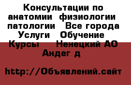 Консультации по анатомии, физиологии, патологии - Все города Услуги » Обучение. Курсы   . Ненецкий АО,Андег д.